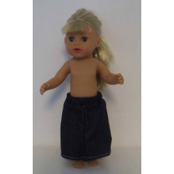 spijkerrok baby born little 36cm