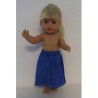 rok blauw baby born little 36cm