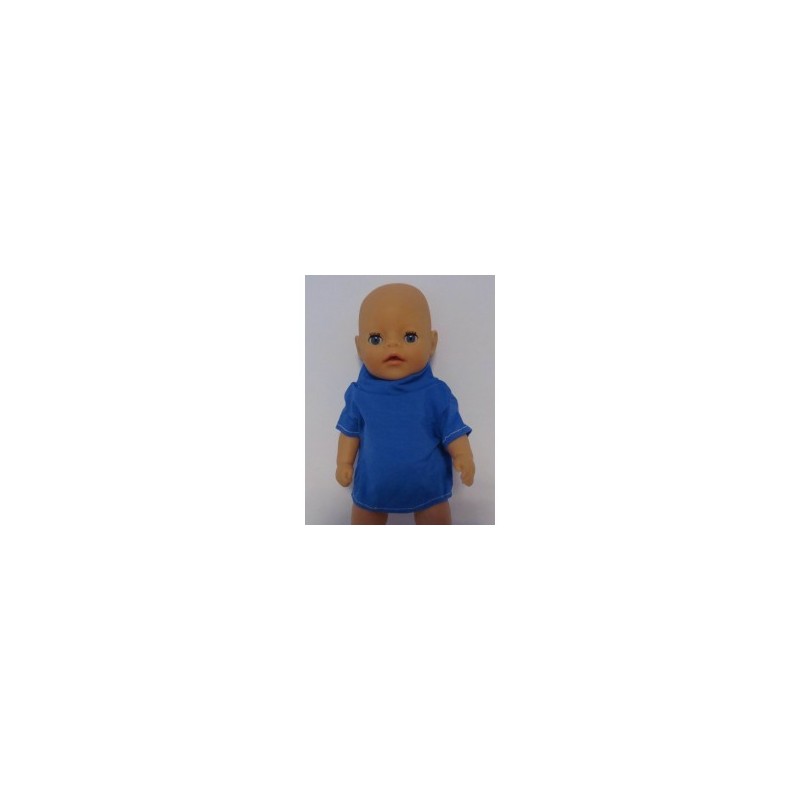 shirtje blauw baby born little 36cm