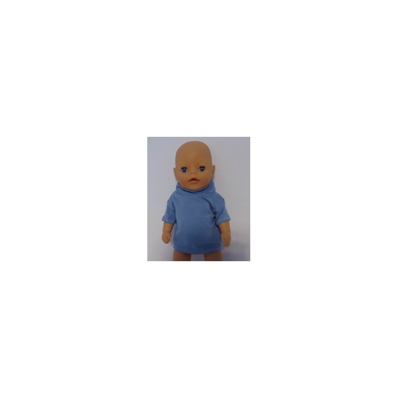 shirtje spijker blauw baby born little 36cm