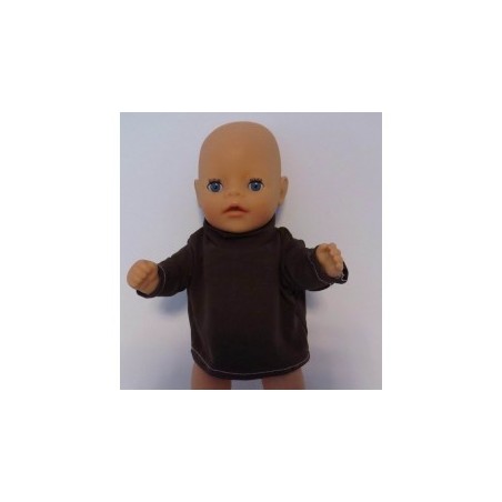shirtje bruin baby born little 36cm