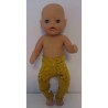 legging oker geel konijnen baby born little 36cm