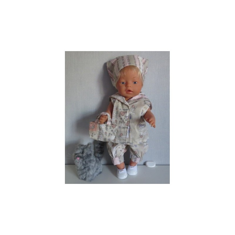 matrozen setje bruin matroeska baby born 43cm
