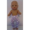 legging lila vlinders baby born little 36cm