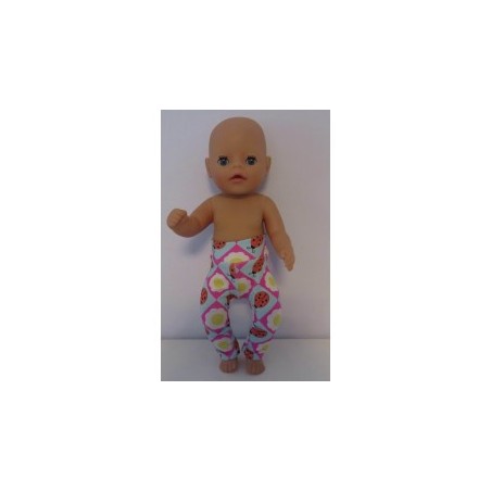 legging lieveheersbeestjes met bloemen baby born little 36cm