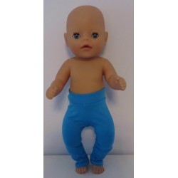legging aqua blauw baby born little 36cm