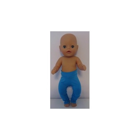 legging aqua blauw baby born little 36cm