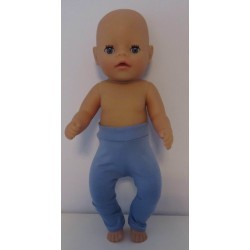 legging blauw baby born little 36cm