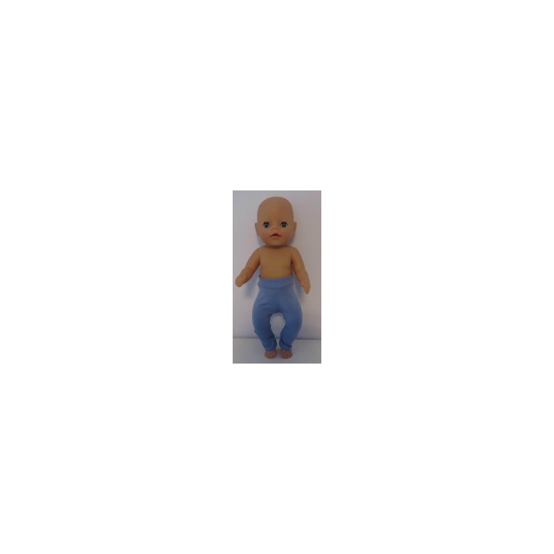 legging blauw baby born little 36cm