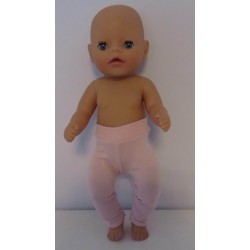 legging licht roze baby born little 36cm