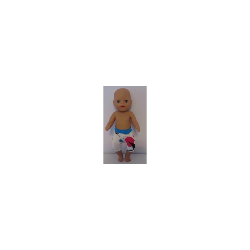 korte legging zwaluwen baby born little 36cm