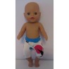 korte legging zwaluwen baby born little 36cm