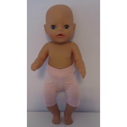 korte legging licht roze baby born little 36cm