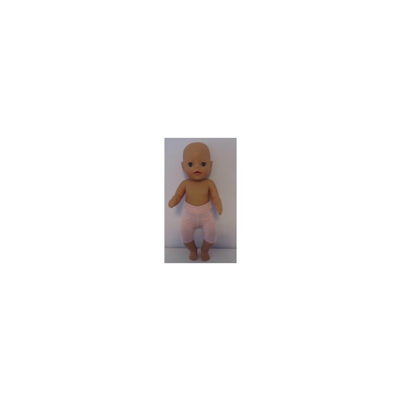korte legging licht roze baby born little 36cm