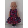 jurk groen circels baby born little 36cm