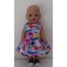 jurk lila dieren baby born little 36cm