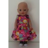 jurk hard roze leeuwen baby born little 36cm