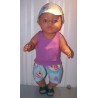 korte broek set strawberry shortcake beach baby born 43cm