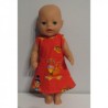 jurk rood joki baby born little 36cm