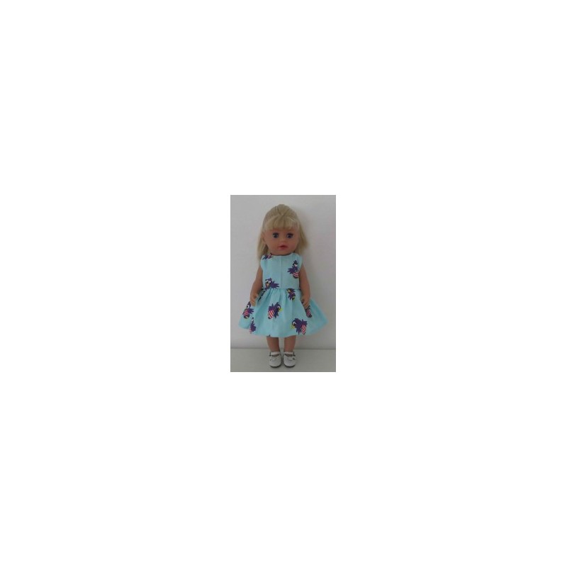 jurk mint jet baby born little 36cm