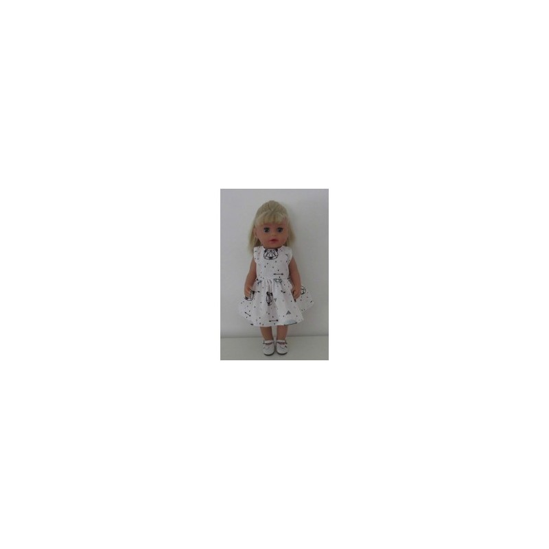jurk panda baby born little 36cm