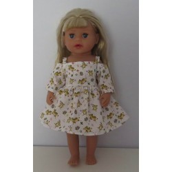 zomerse jurk tijgers baby born little 36cm