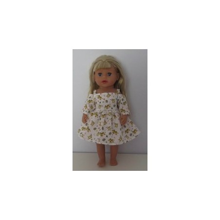 zomerse jurk tijgers baby born little 36cm