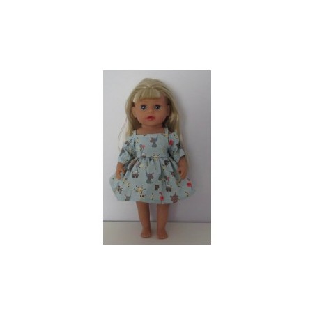 zomerse jurk dieren baby born little 36cm