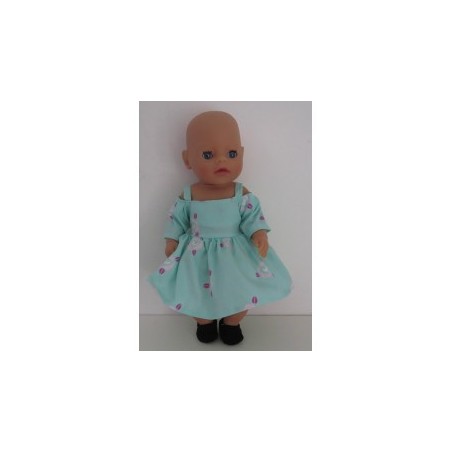 zomerse jurk mint baby born little 36cm