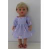 zomerse jurk lila baby born little 36cm