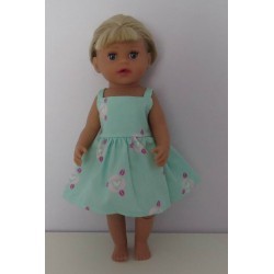 zonnejurk mint baby born little 36cm