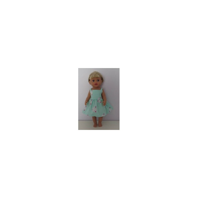 zonnejurk mint baby born little 36cm