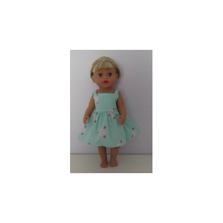 zonnejurk mint baby born little 36cm
