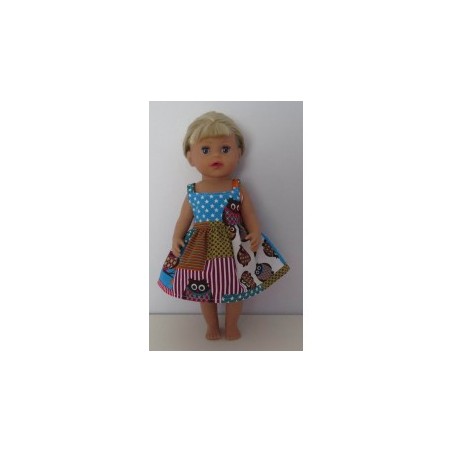 zonnejurk uilen baby born little 36cm