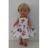 zonnejurk lila vossen baby born little 36cm