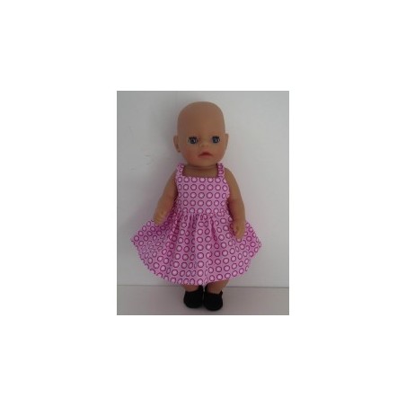 zonnejurk roze baby born little 36cm
