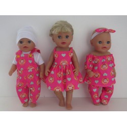 gift set hard roze apen baby born little 36cm
