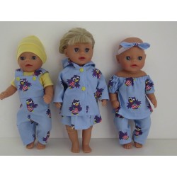 gift set blauw jet baby born little 36cm
