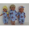 gift set blauw jet baby born little 36cm