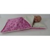 campingslaapzak hard roze bloemen baby born little 36cm