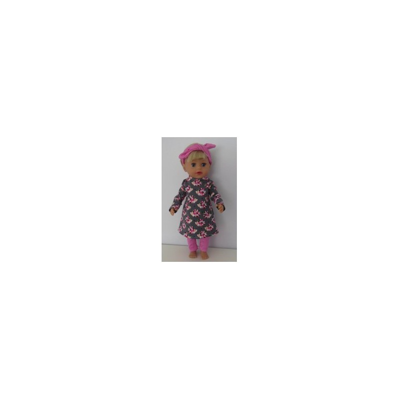herfstjurk setje egels baby born little 36cm
