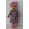herfstjurk setje egels baby born little 36cm