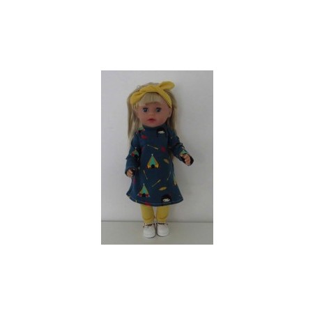 herfstjurk setje indiaan baby born little 36cm