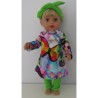 herfstjurk setje vlinders baby born little 36cm