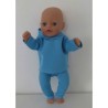 capuchontrui setje blauw baby born little 36cm