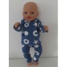 capuchontrui setje blauw sterren baby born little 36cm