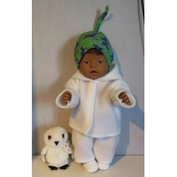 complete set met apen groen baby born 43cm