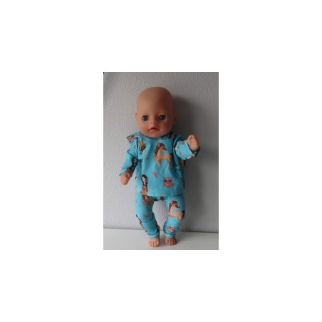 capuchontrui setje indiaan baby born little 36cm