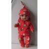 capuchontrui setje pinguins baby born little 36cm