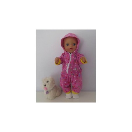 huispak roze hartjes baby born little 36cm